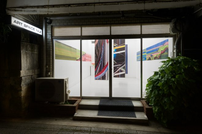 Installation view at Art Space Niji, 2017.